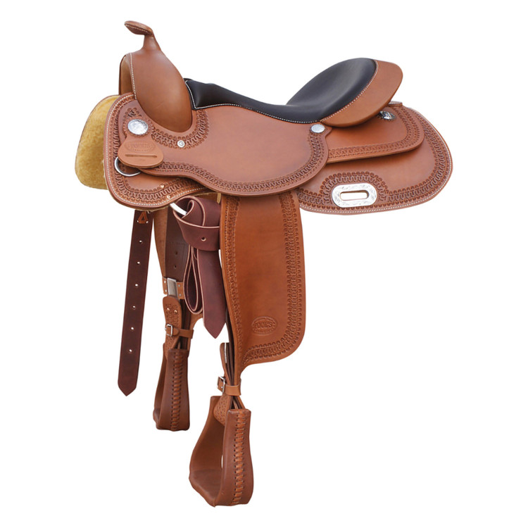 Western reining zadel Pool's brede mantel 2010