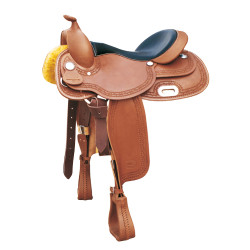 Westernzadel Pool's Regular Reiner 1010 Cognac Bruin Westernzadel Pool's Regular Reiner 1010 Cognac Bruin