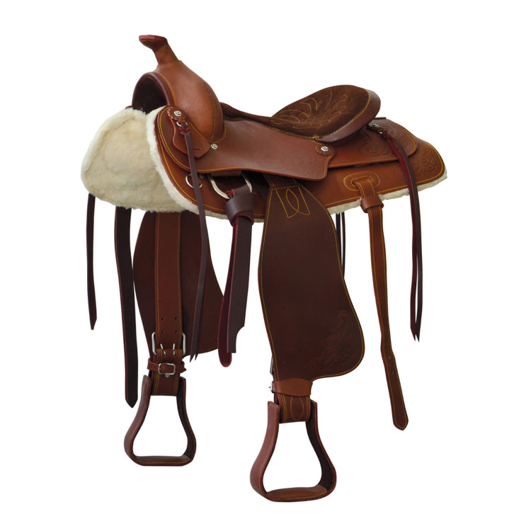 Prime Lakota-zadel met suède zitting Prime Lakota-zadel met suède zitting