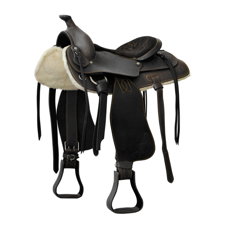 Prime Lakota-zadel met suède zitting Prime Lakota-zadel met suède zitting