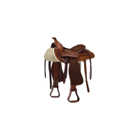 Prime Lakota-zadel met suède zitting Zwart Prime Lakota-zadel met suède zitting Zwart
