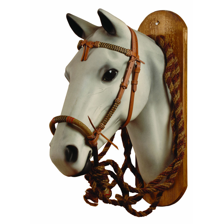 Set bosal Pool's van gevlochten leer D488