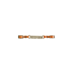 Lakota lederen armband met dubbele ketting Lakota lederen armband met dubbele ketting