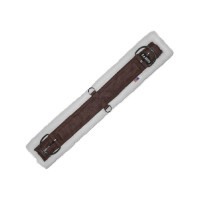 Synthetische western singel Lakota van schapenwol Zwart