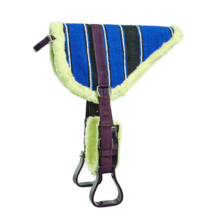 Navajo Lakota barebackpad met stijgbeugels en singel Navajo Lakota barebackpad met stijgbeugels en singel