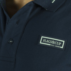Kinderpolo Veliko Flags & Cup Marineblauw