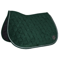 Tapijt Flags & Cup Teddy velours Bosgroen