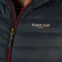 Mouwloze herenbodywarmer Frankrijk Collectie Flags & Cup Marineblauw Mouwloze herenbodywarmer Frankrijk Collectie Flags & Cup Marineblauw