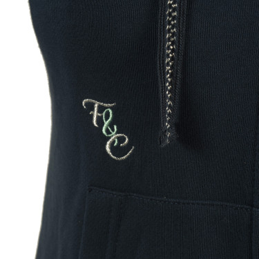 Damesvest met rits Naousa Flags & Cup Marineblauw