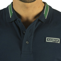 Herenpolo Veliko Flags & Cup Marineblauw Herenpolo Veliko Flags & Cup Marineblauw