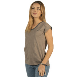 Dames T-Shirt Janina Flags & Cup Dames T-Shirt Janina Flags & Cup