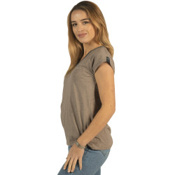 Dames T-Shirt Janina Flags & Cup Dames T-Shirt Janina Flags & Cup