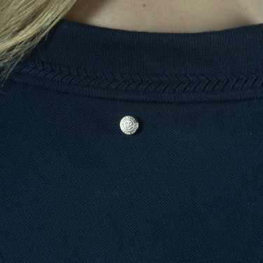 Damespolo Kalamata Flags & Cup Marineblauw