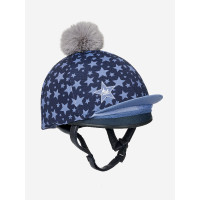 Mini LeMieux toque voor helm Indigo Blauw