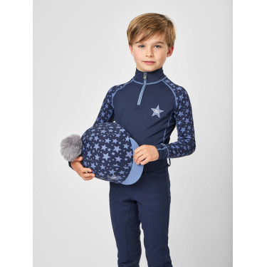 Mini LeMieux toque voor helm Indigo Blauw