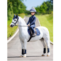 Mini LeMieux toque voor helm Indigo Blauw