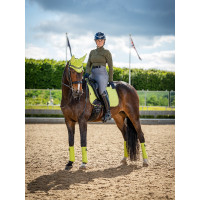 LeMieux Suede Dressuur Zadeldek Benetton blauw