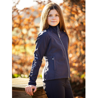 Softshell jas LeMieux Elite Young Rider Marineblauw