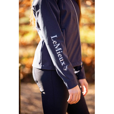 Softshell jas LeMieux Elite Young Rider Marineblauw