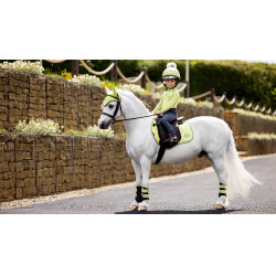 Mini LeMieux Suede Jump Vierkant Tapis Kiwi Kaki