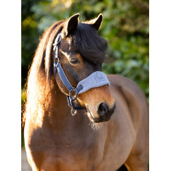 Halster schapenvacht Vogue Mini LeMieux met halstertouw Halster schapenvacht Vogue Mini LeMieux met halstertouw